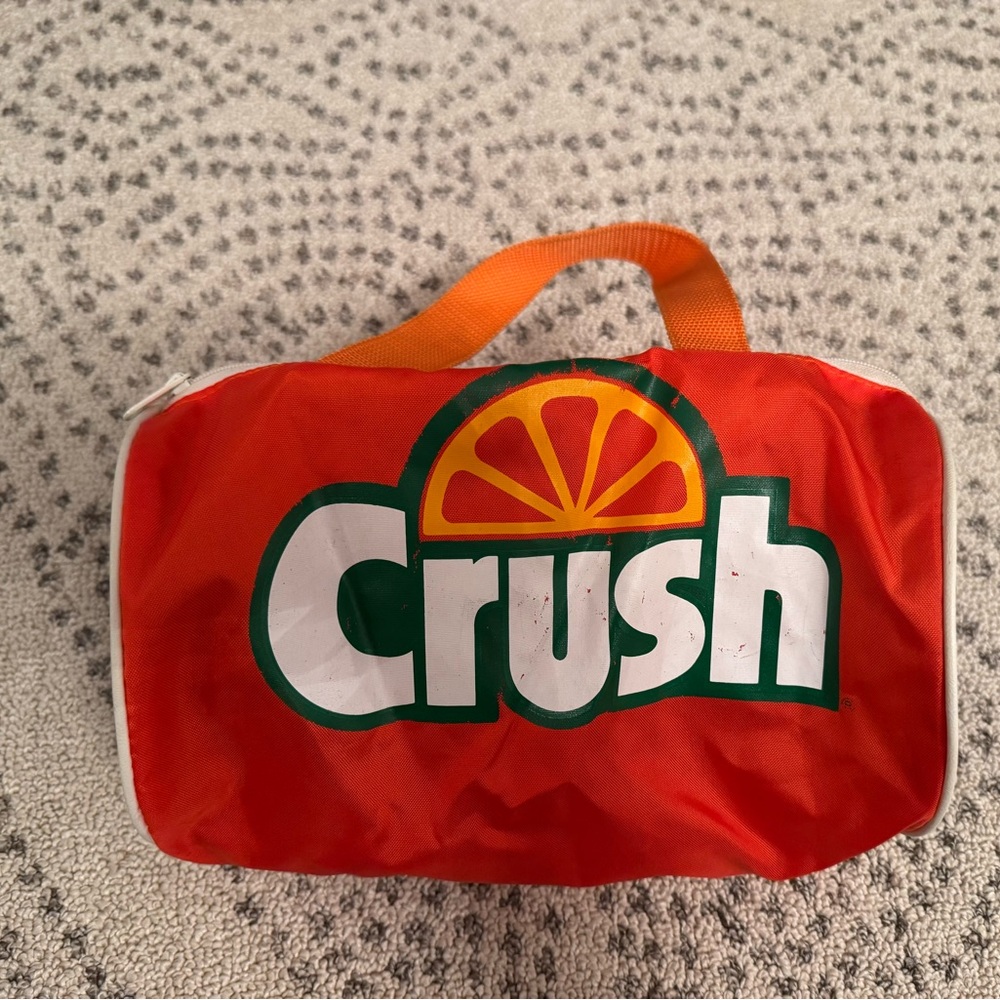 Crush Logo Orange Mini Duffel Bag